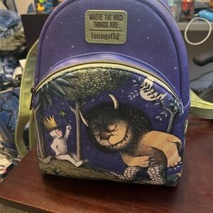 Loungefly Purple 'Where the Wild Things Are' Backpack